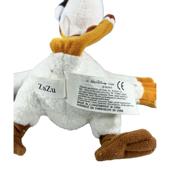 Disney white ZAZU The Lion King Broadway Musical 9" Plush Collectible Toy - Picture 6 of 7